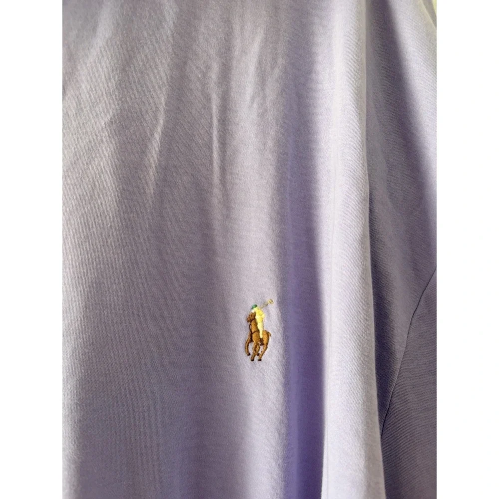 Polo Ralph Lauren Men's Polo Shirt 4XLT Purple Short Sleeve Classic Fit